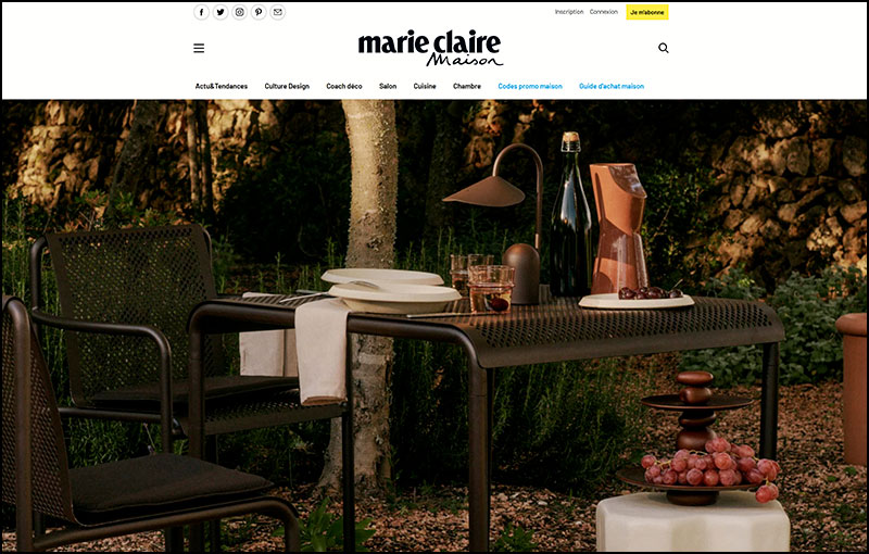 marie claire maison studio villa media promotion