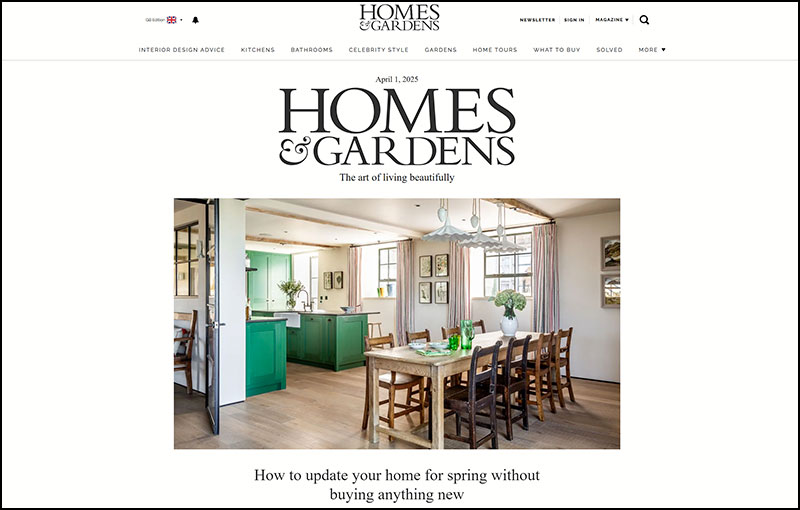 homes gardens studio villa media promotion