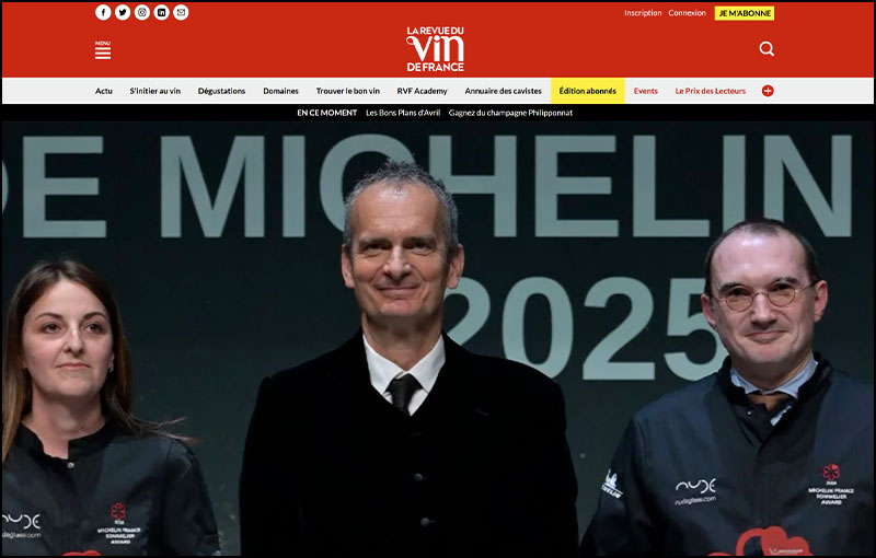 la revue du vin de france studio villa media promotion
