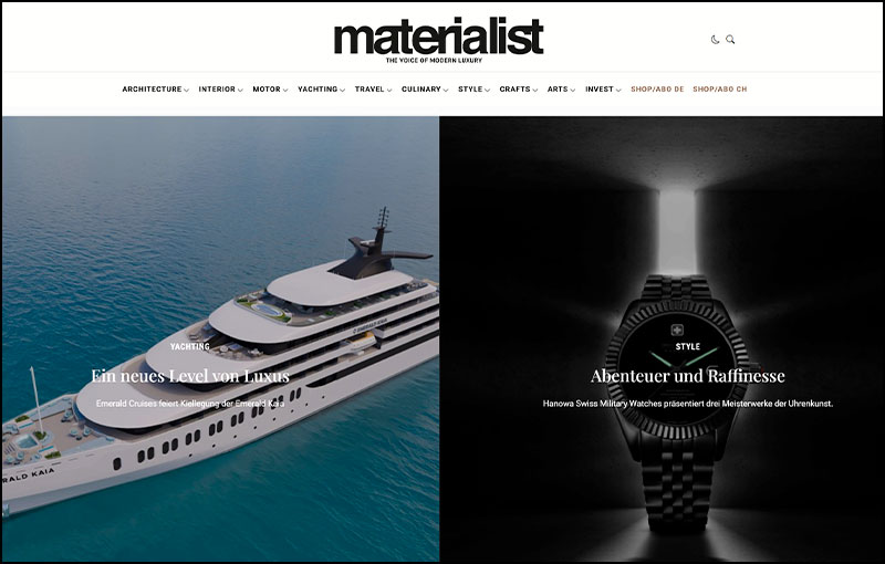 materialist studio villa media promotion