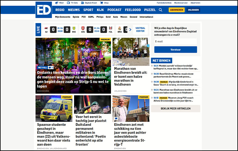 Eindhovens Dagblad studio villa media promotion