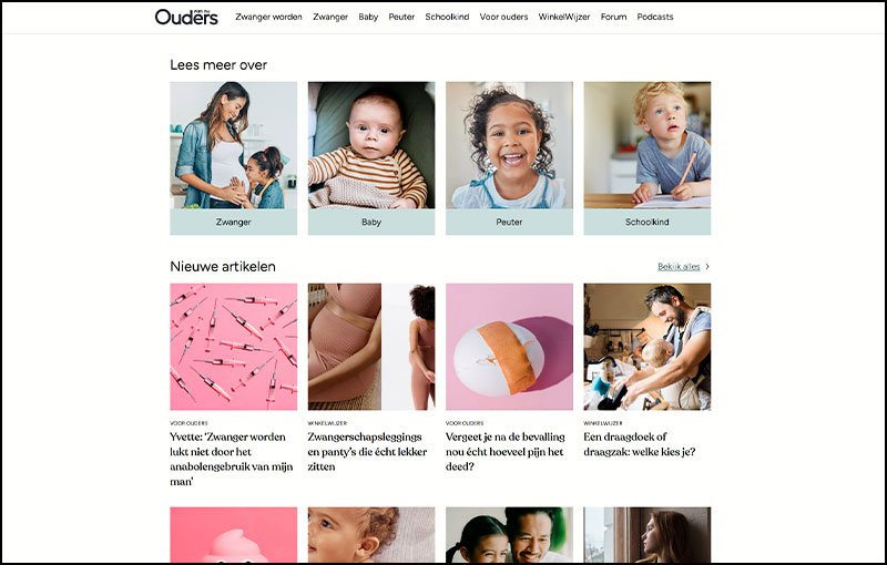 Ouders van Nu studio villa media promotion